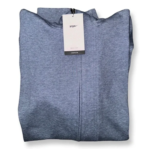 Nike Yoga DRI-Fit Restore Full Zip Fleece Hoodie in Blue DQ4876-410 - Picture 6 of 15